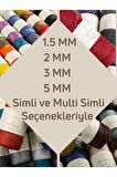 2 Mm - 200 gr Polyester Makrome Ipi Ten Rengi 230 M Polyester Makrome Ip Supla Ip Ve Çanta Ipliği