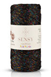 Sensy 2 Mm Multi Sparkle Simli Polyester Makrome İpi