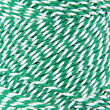 Sensy 200 Metre 200 Gr Paket İp Hediye Paketleme İpi Marteniçka Ipi Twine Baker Yeşil Beyaz