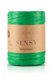 SENSY Premium 400 Metre Rafya İp Çanta İpi Raffia İp Kağıt İp Supla İpi 250 Gram Mor