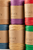 SENSY Premium 400 Metre Rafya İp Çanta İpi Raffia İp Kağıt İp Supla İpi 250 Gram Mor