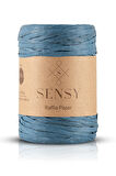 SENSY Premium 400 Metre Rafya İp Çanta İpi Raffia İp Kağıt İp Supla İpi 250 Gram Mor