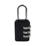 Bay-Tec Şifreli Asma Kilit 25 mm Siyah (MK-2374)