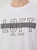LF2028000 Loft Erkek T-shirt WHITE