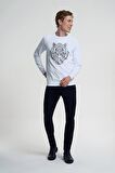 LF2030214 Loft Erkek Sweat WHITE