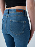 Loft Elena Emıly Mıd Blue Wash Kadın Jean Pantolon LF2037060