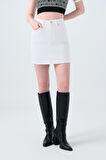 Loft Creon White W Kadın Etek Lf2039947