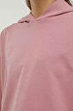 W-SDK104 ALYA CROP DETAIL Pembe Kadın Sweatshirt