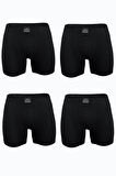 Erkek Füme 4 lü Premium Collection Modal Uzun Boxer 4M250