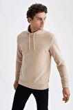 Regular Fit Sal Yaka Sweatshirt