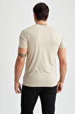 DeFacto Slim Fit Bisiklet Yaka Premium Kalite Kısa Kollu Pamuklu Basic Tişört M6606AZ23SPBG176