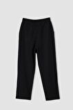 DeFacto Kazayağı Desenli Beli Bağcıklı Relax Fit Jogger Pantolon T4089AZ22AUAR89
