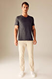 DeFacto Slim Fit V Yaka Basic Pamuklu Tişört M7669AZ23SPAR163