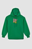 Coool Oversize Fit Kapüsonlu Sweatshirt