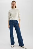 defacto regular fit bisiklet yaka basic kazak i6913az23wngr28