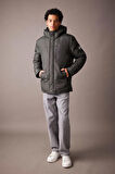 DeFacto Su İtici Regular Fit Kapüşonlu Mont U4206AZ23WNKH412
