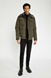 DeFacto Su İtici Slim Fit Kapüşonlu Astarlı Mont R2303AZ23WNKH254