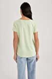 DeFacto Regular Fit Bisiklet Yaka Kısa Kollu %100 Pamuk Basic Düz Tişört K1508AZ23SMGN335