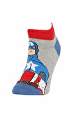 DeFacto Erkek Çocuk Marvel Avengers 3'lü Pamuklu Patik Çorap Z8967A6NSKR1