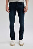 DeFacto Pedro Slim Fit Dar Kalıp Normal Bel Dar Paça Jean Pantolon R8791AZ23AUNM83