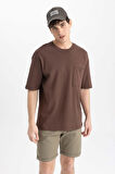 DeFacto Oversize Fit Bisiklet Yaka %100 Pamuk Premium Tişört T3661AZ23SPBN497