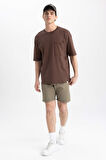 DeFacto Oversize Fit Bisiklet Yaka %100 Pamuk Premium Tişört T3661AZ23SPBN497