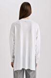 DeFacto Relax Fit Yarım Balıkçı Yaka Basic Kazak Tunik S7514AZ23WNER105