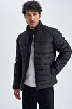 DeFacto Slim Fit Dik Yaka Şişme Mont A1312AX23WNBK27