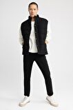 DeFacto Regular Fit Dik Yaka Cepli Şişme Yelek W8305AZ23SPBK81