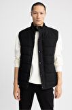 DeFacto Regular Fit Dik Yaka Cepli Şişme Yelek W8305AZ23SPBK81