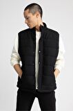 DeFacto Regular Fit Dik Yaka Cepli Şişme Yelek W8305AZ23SPBK81