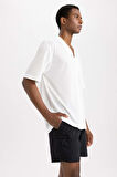 Fit Oversize Fit Apas Yaka Sporcu Tisört