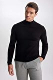 DeFacto Slim Fit Balıkçı Yaka Kazak R1127AZ23WNBK27