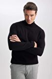 DeFacto Slim Fit Balıkçı Yaka Kazak R1127AZ23WNBK27