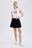 Coool Loose Fit Baskılı %100 Pamuk Atlet