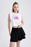 Coool Loose Fit Baskılı %100 Pamuk Atlet