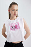 Coool Loose Fit Baskılı %100 Pamuk Atlet