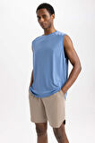 Fit Regular Fit Bisiklet Yaka Sporcu Atlet