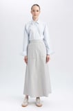 defacto a kesim gabardin maxi etek a9564ax23augr94