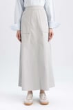 defacto a kesim gabardin maxi etek a9564ax23augr94
