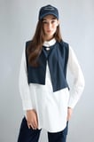 DeFacto Regular Fit Poplin Uzun Kollu Tunik B1710AX23AUWT34