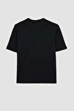 DeFactoFit NBA Los Angeles Lakers Oversize Geniş Kalıp Bisiklet Yaka Kısa Kollu Tişört T7062AZ23AUBK27