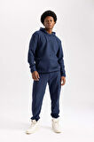 DeFactoFit Sporcu Polar Jogger Eşofman Altı Standart Fit Çift Cepli A4494AX23WNNV259