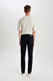 DeFacto Carlo Skinny Fit Ekstra Dar Kalıp Normal Bel Ekstra Dar Paça Siyah Jean Pantolon S2285AZ24SPNM40