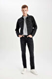 DeFacto Pedro Slim Fit Dar Kalıp Normal Bel Dar Paça Jean Pantolon R8788AZ24SPNM40