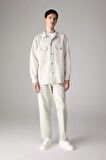DeFacto Yazlık Gabardin Pantolon Straight Fit Bol Rahat Kesim Cepli Düz Paça B4089AX24SPGR368