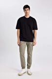 DeFacto Oversize Fit Bisiklet Yaka Kısa Kollu Tişört B4933AX24SPBK81
