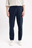 DeFacto Yazlık Jogger Pantolon Basic Düz Cepli Dar Paça B4091AX24SPNV64