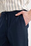 DeFacto Yazlık Jogger Pantolon Basic Düz Cepli Dar Paça B4091AX24SPNV64