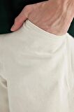 DeFacto Relax Fit Rahat Kesim Yazlık Pantolon Keten Karışımlı Cepli Düz Paça B4532AX24SPBG650